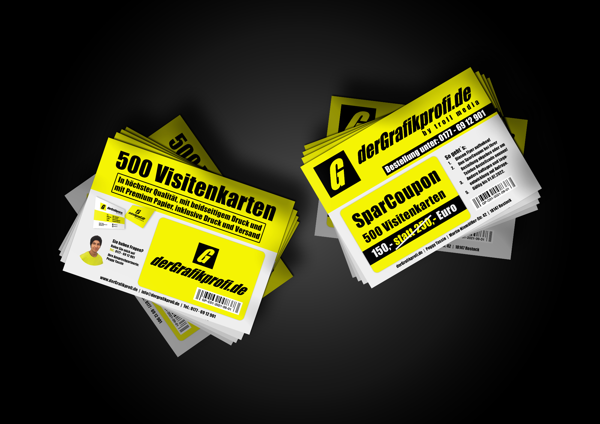 Flyer mit Gutschein